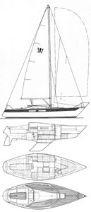 King's Cruiser 33 Drawing