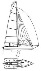 First Class 7.5 (Beneteau) Drawing