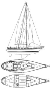 Swan 38 S&S Drawing