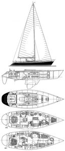 C&C 51 Custom Drawing