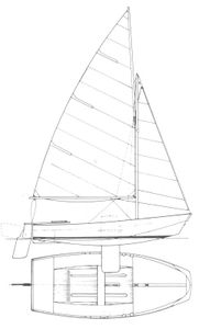 Mirror Dinghy (Int) Drawing