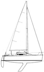 First 235 SK (Beneteau) Drawing