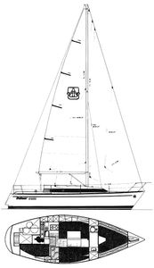 Dufour 3800 Drawing