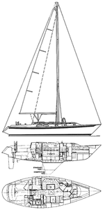 Ericson 38 Drawing