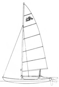 Hobie 14 Drawing