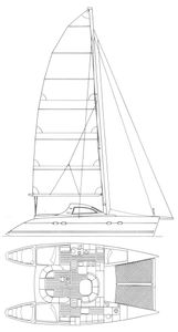 Lagoon 42 Drawing