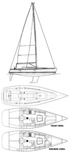 Sun Fast 42 (Jeanneau) Drawing
