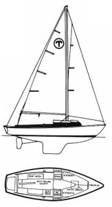 Tempest 23 (O'day) Drawing