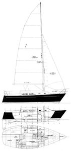 Freedom 28 (Mull) Drawing
