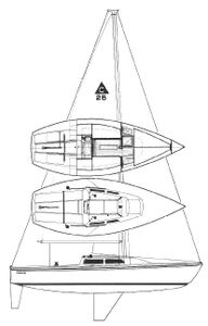 Capri 25 (Catalina) Drawing