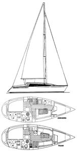 Sun Fast 31 (Jeanneau) Drawing