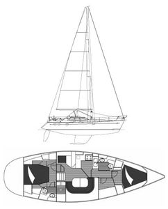 Wauquiez Pilot Saloon 43 Drawing