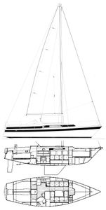 Dehler 37 Drawing