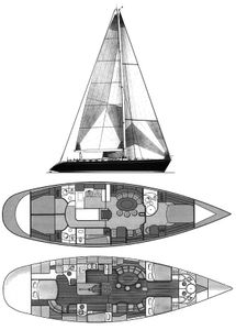 Beneteau 62 Drawing