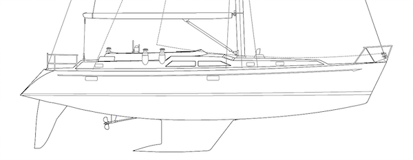 Hylas 46 Drawing