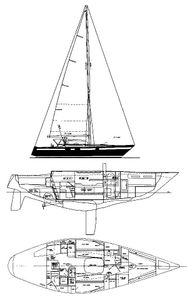 Pearson 40 Drawing