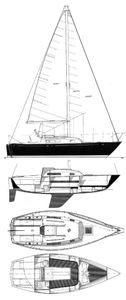 C&C 24 Drawing