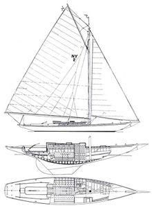 New York Yacht Club 30 Drawing