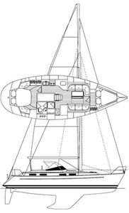 Bavaria Ocean 38 Drawing