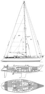 Swan 44 Mk II (Frers) Drawing