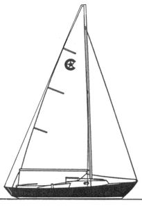 Bristol 19 (Sailstar Corinthian 19) Drawing