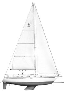 Pearson 37-2 Drawing