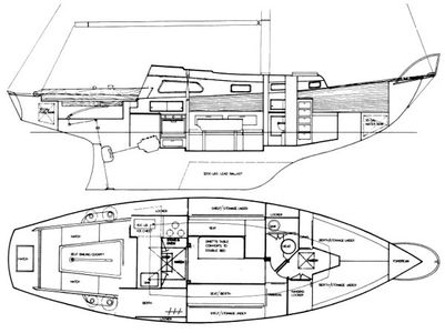 Islander 34 Drawing
