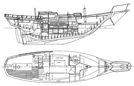 Mariner 35 (Garden) Drawing