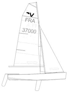 Vaurien Drawing