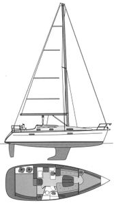 Beneteau 331 Drawing