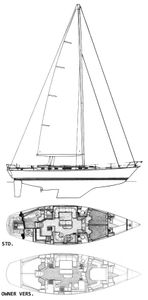 Idylle 1550 (Beneteau) Drawing