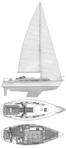 Idylle 1050 (Beneteau) Drawing