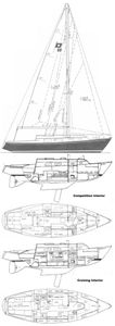 Pearson 33 Drawing