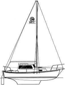 Com-Pac 23 Pilothouse Drawing