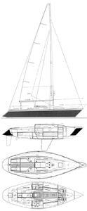 Santana 35 Drawing