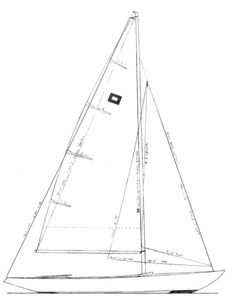 Piper One-Design Drawing