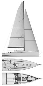 Sun Fast 3600 (Jeanneau) Drawing