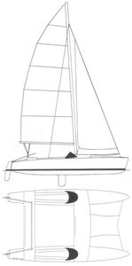 Maine Cat 22 Drawing