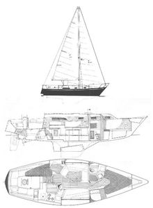 Irwin 34 Citation Drawing