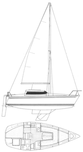 Fantasia 27 (Jeanneau) Drawing