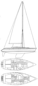 Voyage 12.5 (Jeanneau) Drawing