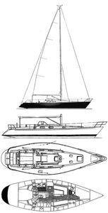 Frers 45 Drawing