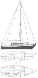 Ericson 27 Drawing
