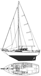 Evasion 28 (Beneteau) Drawing