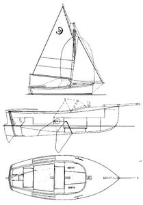 Cornish Shrimper 17 Drawing