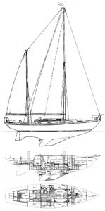 Offshore 47 (Cheoy Lee) Drawing