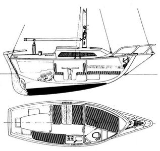 Baroudeur (Beneteau) Drawing