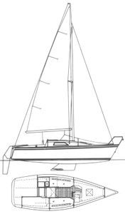 Hunter 23 Drawing