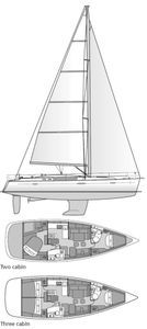 Beneteau 46 Drawing