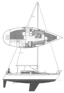 First 305 (Beneteau) Drawing